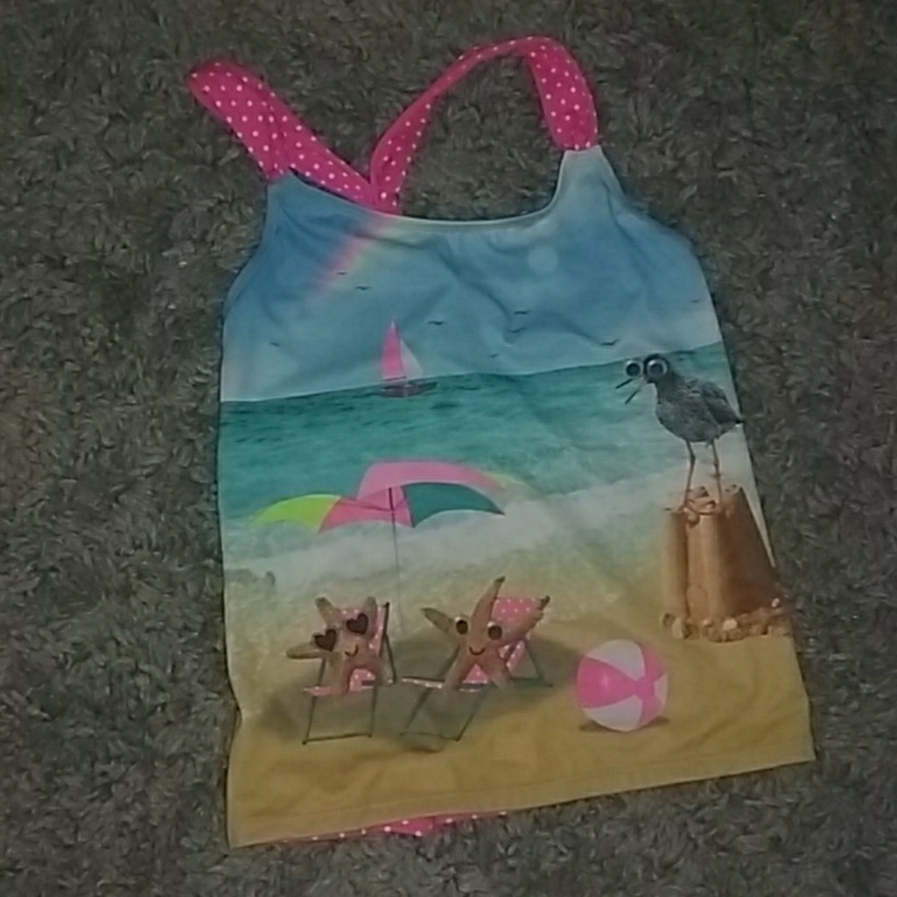 Justice swim top